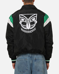 Bleacher Athletic New Zealand Warriors NRL Legacy Baseball Jacket Black