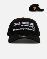 New Era San Francisco Giants 'Workleague' 9FORTY A-Frame Snapback Black
