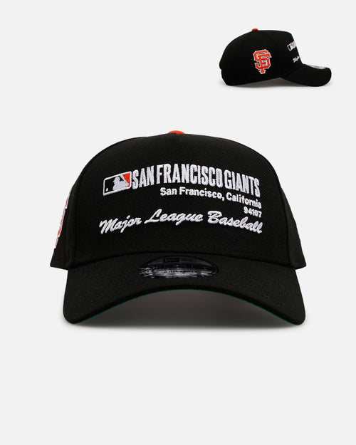 New Era San Francisco Giants 'Workleague' 9FORTY A-Frame Snapback Black