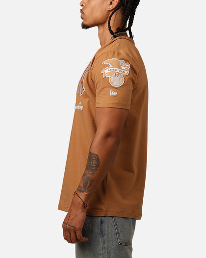 New Era New York Yankees Cord T-Shirt Medium Beige