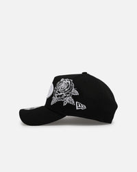 New Era San Francisco 49ers 'Ornate Rose' 9FORTY A-Frame Snapback Black/White