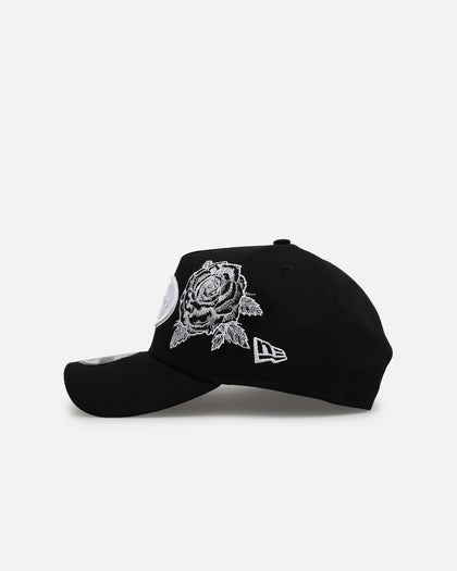 New Era San Francisco 49ers 'Ornate Rose' 9FORTY A-Frame Snapback Black/White