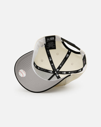 New Era San Diego Padres 'Easy Chrome Black' 9FORTY A-Frame Snapback Chrome/Black
