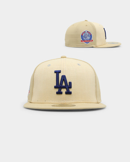 New Era Los Angeles Dodgers 'Raffia Front' 59FIFTY Fitted Vegas Gold