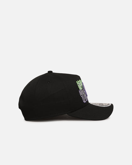 New Era New York Yankees 'Spooky Script' 9FORTY A-Frame Snapback Black/Green/Purple