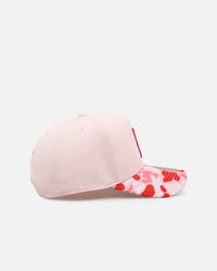 Mitchell & Ness Boston Red Sox 'Pink Camo' Pro Pinch Snapback Pink
