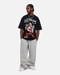 Ed Hardy Lightning T-Shirt Black