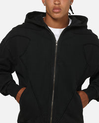 Saint Morta Divinity Zip Hoodie Vintage Black