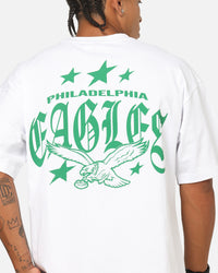 Mitchell & Ness Philadelphia Eagles Stars & Text Boxy T-Shirt White