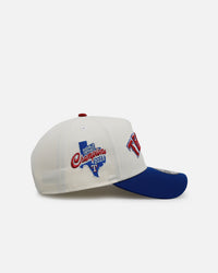 New Era Texas Rangers 'Chrome Metallic Wordmark' 9FORTY A-Frame Snapback Chrome