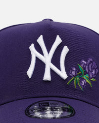 New Era New York Yankees 'Purple Rose' 9FORTY A-Frame Snapback Purple