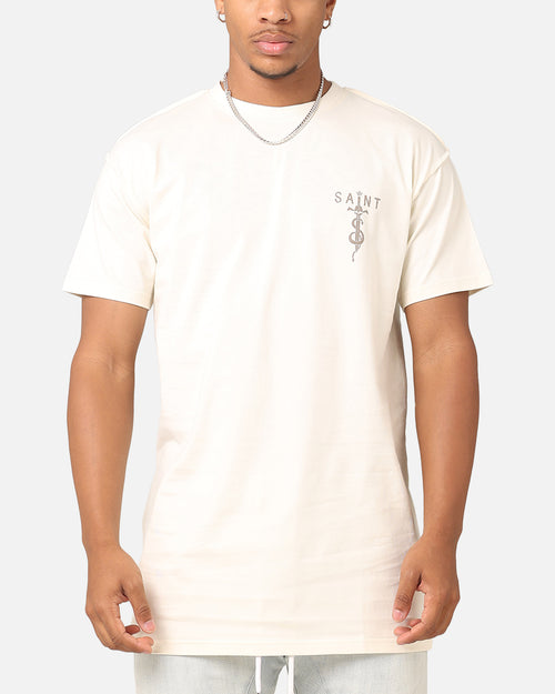 Saint Morta Daggers Lafayette T-Shirt Off White/Brown