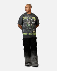 Goat Crew Marvel Villians Doctor Octopus Heavy T-Shirt Black Wash