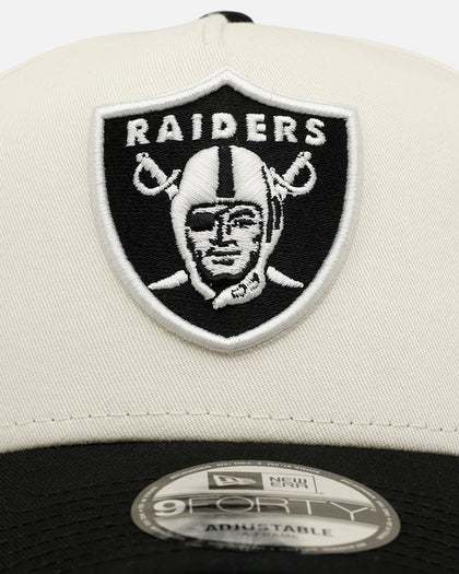 New Era Las Vegas Raiders 'Easy Chrome Black' 9FORTY A-Frame Snapback Chrome/Black