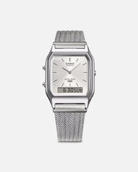 Casio AQ230EM-7A Watch Silver/Silver