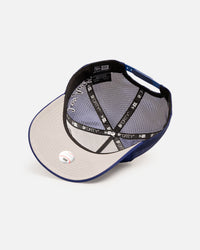 New Era Los Angeles Dodgers 9FORTY A-Frame Trucker Snapback Dark Blue
