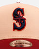 New Era Seattle Mariners 'Volcano' 9FORTY A-Frame Snapback Peach