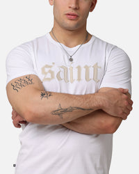 Saint Morta Cambronne Snake El Duplo T-Shirt White/Stone