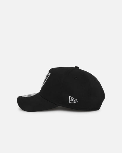 New Era Las Vegas Raiders 'NFL Black & Silver Embroidery' 9FORTY A-Frame Snapback Black/Silver