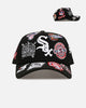 New Era Chicago White Sox 'All Over Embroidery' 9FORTY A-Frame Snapback Black