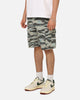 Carre Depot Cargo Shorts Tiger Camo