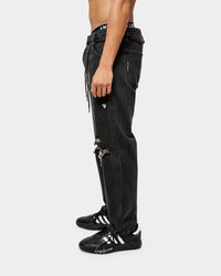 The Anti Order Post Dated Relaxed Jeans Stone Wash Black