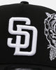 New Era San Diego Padres 'Ornate Rose' 9FORTY A-Frame Snapback Black/White