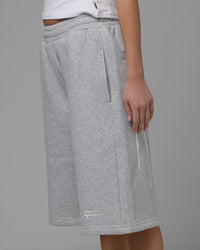 Loiter Ultra Hybrid Fleece Shorts Grey Marle