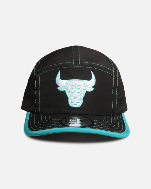 New Era Chicago Bulls 'Black Aqua' Camper Strapback Black/Aqua