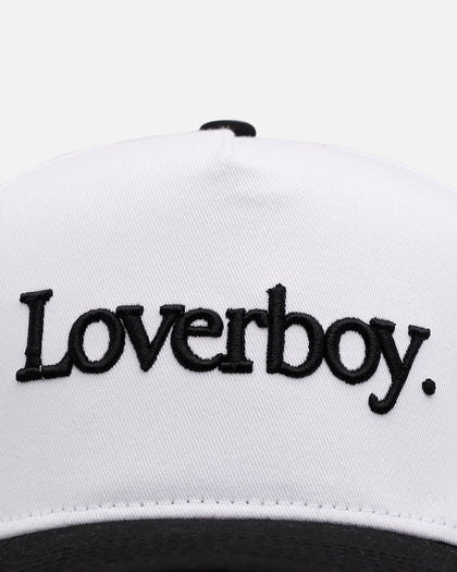 Aug11 Loverboy Snapback White/Black