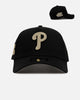 New Era Philadelphia Phillies 'Raised Metallic Chainstitch' 9FORTY A-Frame Snapback Black