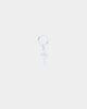 NXS Mini Cross Earring Iced White Gold