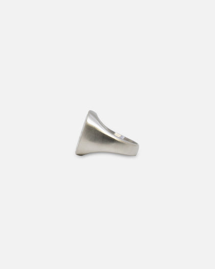 NXS Rose Signet Ring White Gold/Black