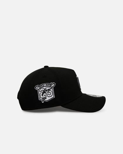 New Era Florida Marlins 'Black And White' 9FORTY A-Frame Snapback Black/White