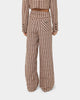 EN ES Women's Harvard Wide Leg Pants Gingham Aurora