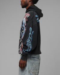 Loiter Panther Airbrush Hoodie Black