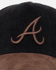 47 Brand Atlanta Braves 'Black Barren' 47 Offside DT Corduroy Snapback Black