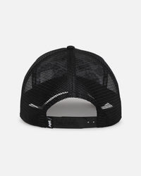 Von Dutch Classic Triple Black Trucker Snapback Black