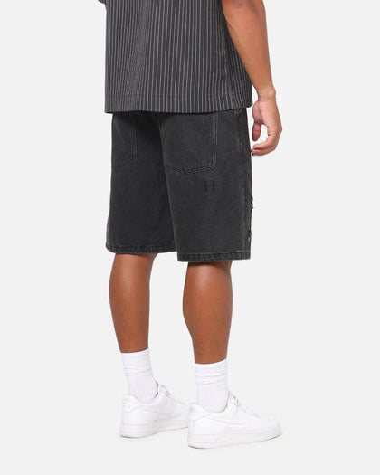 Saint Morta Amplus Distressed Jorts Black Shadow