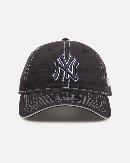 New Era New York Yankees 'Contrast Stitch' 9TWENTY Strapback Official Team Colour