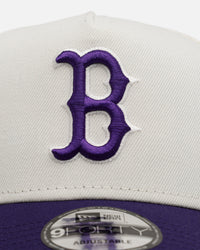 New Era Boston Red Sox 'Purple Haze 2.0' 9FORTY A-Frame Snapback Chrome/Purple