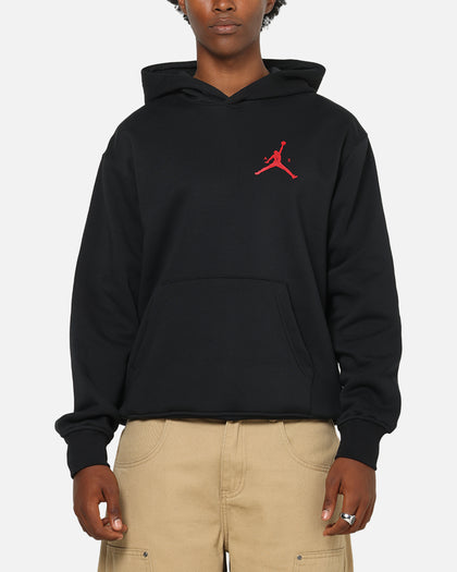 Jordan Jumpman Fleece Pullover Hoodie Black/Red
