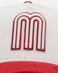 New Era Mexico National Baseball Team 'Cardinal Suede' 9FORTY A-Frame Snapback Cardinal