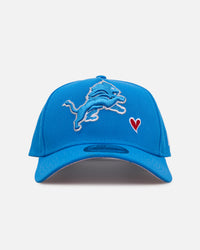 New Era Detroit Lions 'Team Color Hearts' 9FORTY A-Frame Snapback Official Team Color