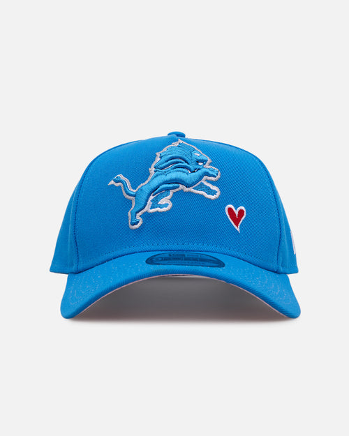New Era Detroit Lions 'Team Color Hearts' 9FORTY A-Frame Snapback Official Team Color