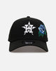 New Era Houston Astros 'Blue Rose' 9FORTY A-Frame Snapback Black/Blue