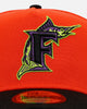 New Era Florida Marlins 'Halloween' 9FORTY A-Frame Snapback Orange/Black
