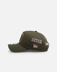 New Era Mexico National Baseball Team 'Mexico Spring Delivery' 9FORTY A-Frame Snapback Olive