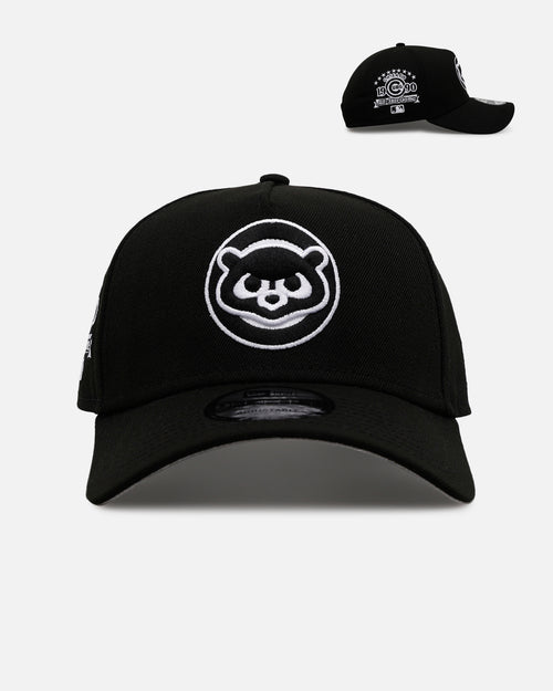 New Era Chicago Cubs 'Black And White' 9FORTY A-Frame Snapback Black/White