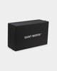 Saint Morta Hemisphere Suede Slip On Loafer Black/White